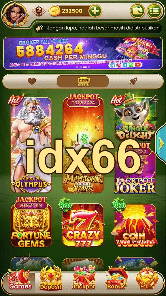 idx66 Tangkapan Layar - APK Resmi